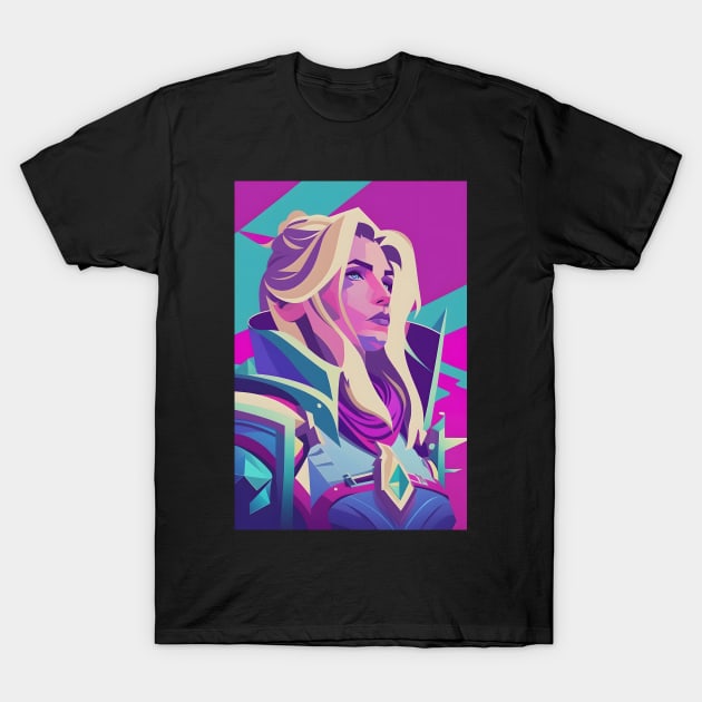 Jaina Proudmoore - Daughter of the Sea T-Shirt by NeonOverdrive